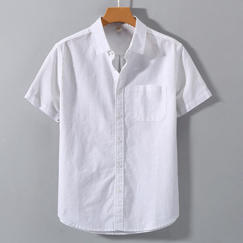 VLV - Camicia in lino e cotone