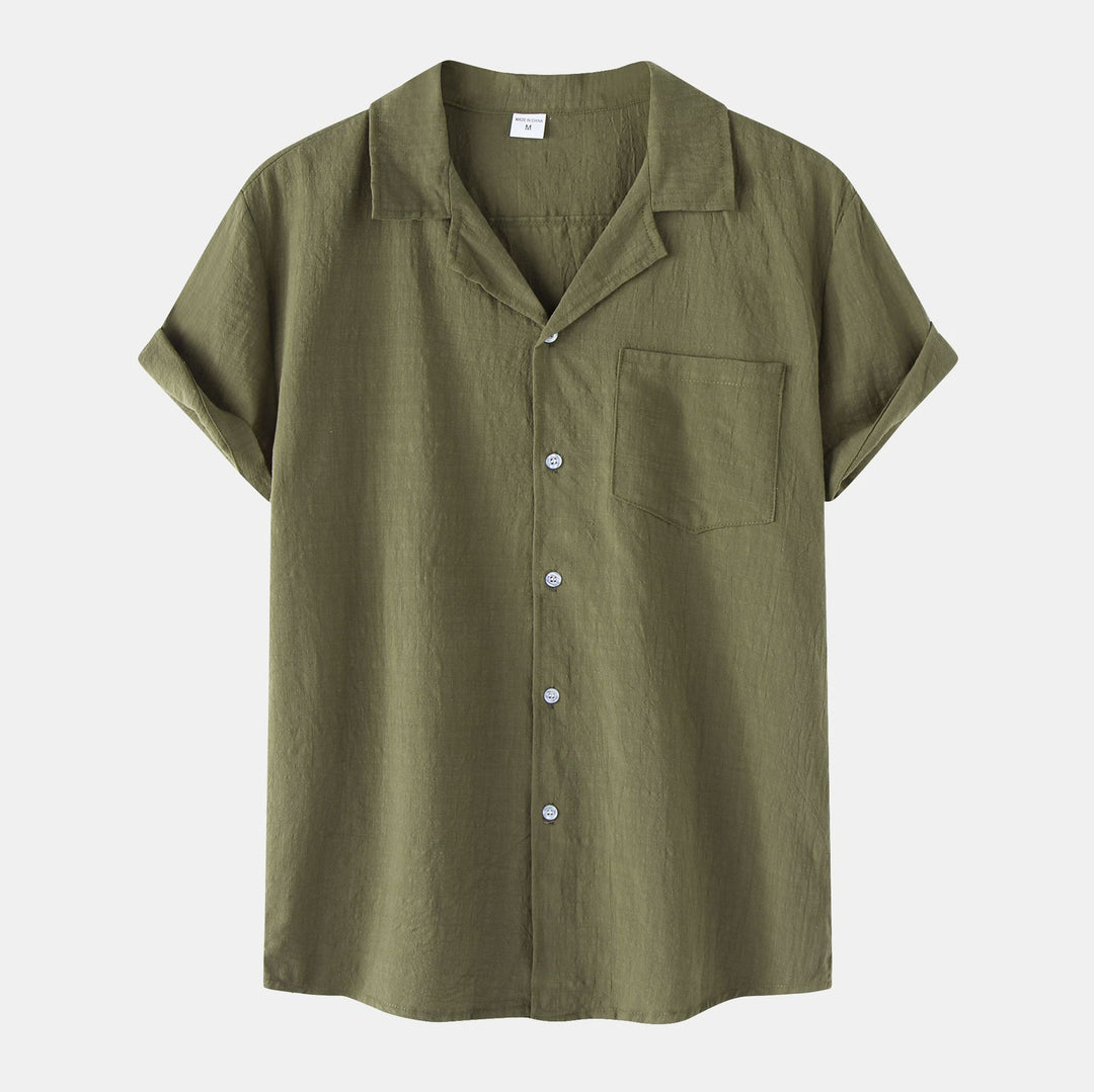 VLV - Camicia in lino e cotone