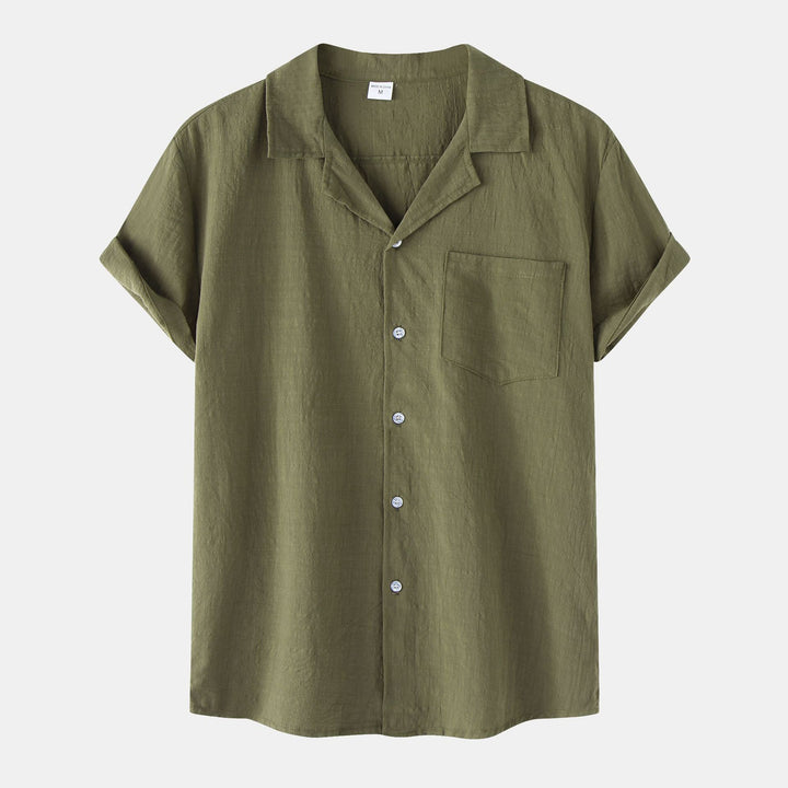 VLV - Camicia in lino e cotone