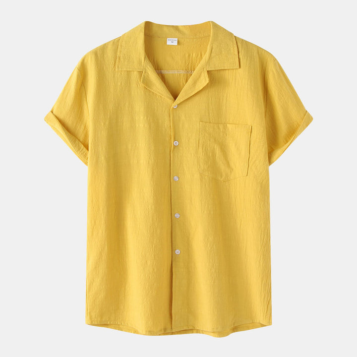 VLV - Camicia in lino e cotone