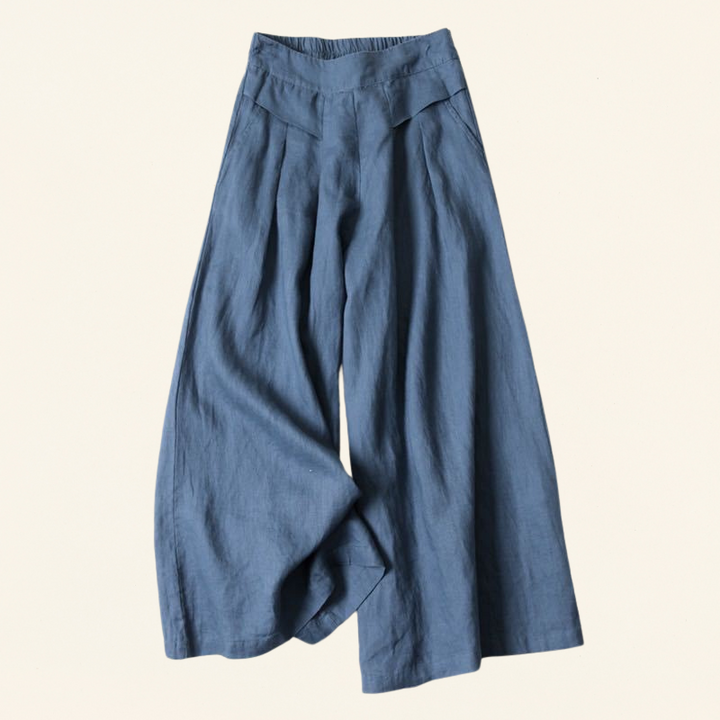 VLV - Pantaloni in lino e cotone