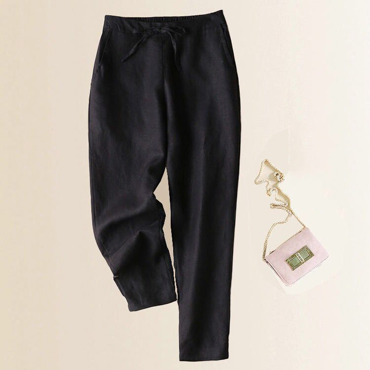 VLV - Pantaloni in lino e cotone