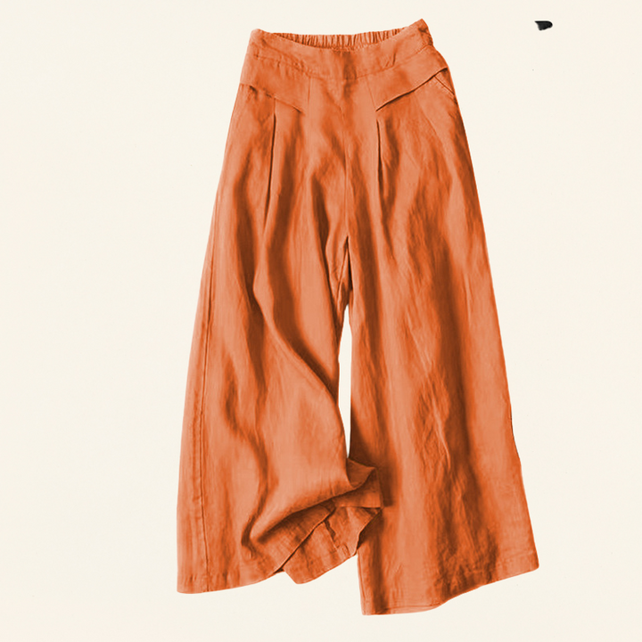 VLV - Pantaloni in lino e cotone