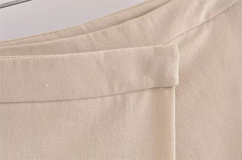 VLV - Pantaloni in lino e cotone