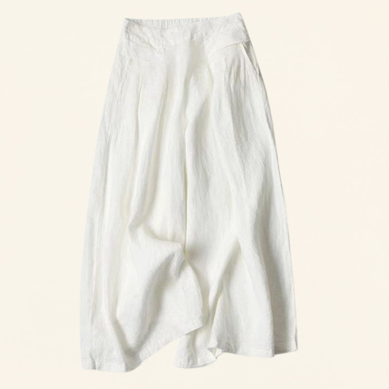 VLV - Pantaloni in lino e cotone