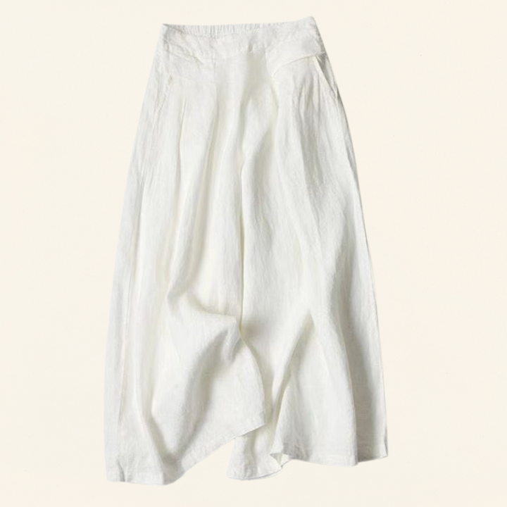 VLV - Pantaloni in lino e cotone