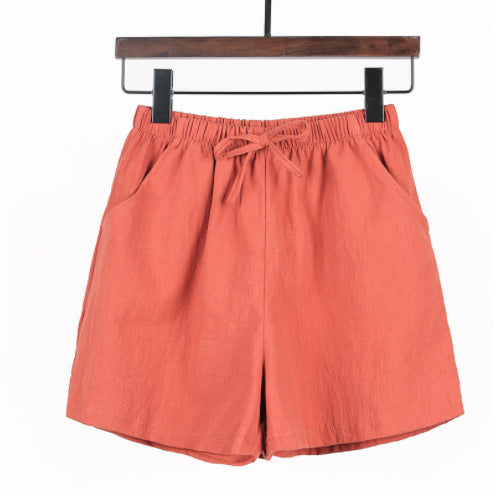 VLV - Pantaloncini in lino e cotone
