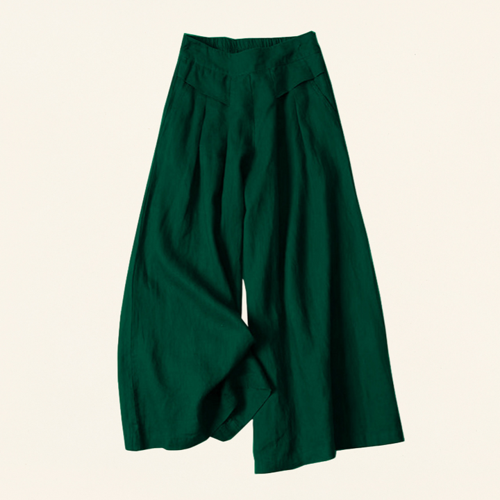 VLV - Pantaloni in lino e cotone