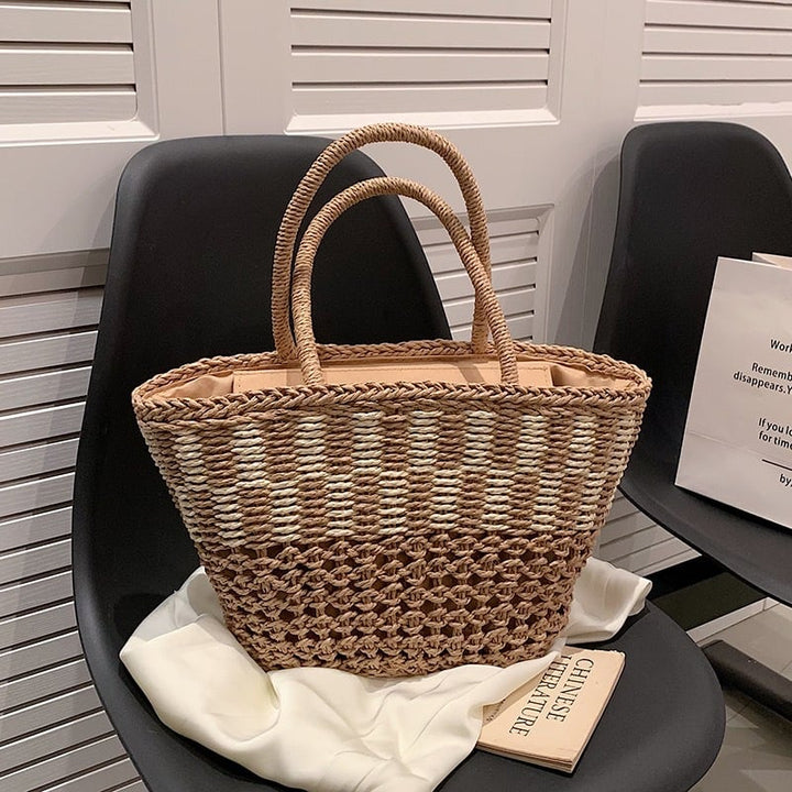 "UrbanCarry" -  Borsa alla moda in tessuto intrecciato