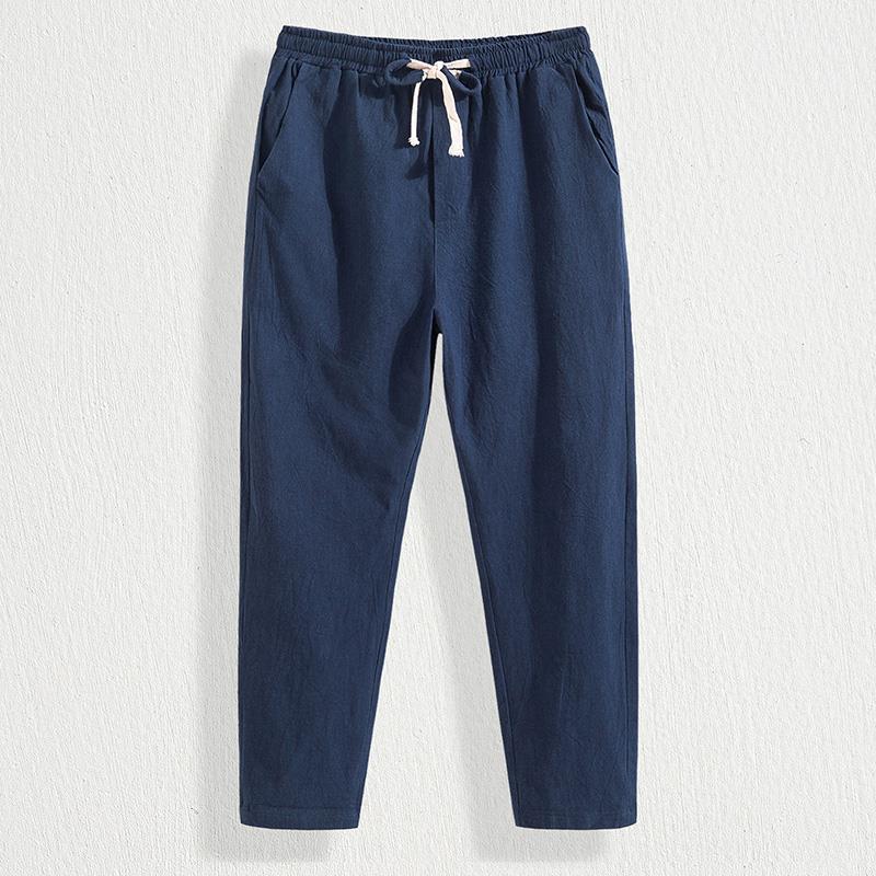 VLV - Pantaloni in lino e cotone
