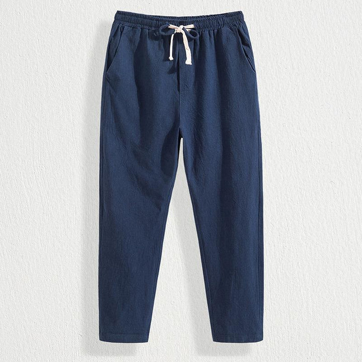 VLV - Pantaloni in lino e cotone