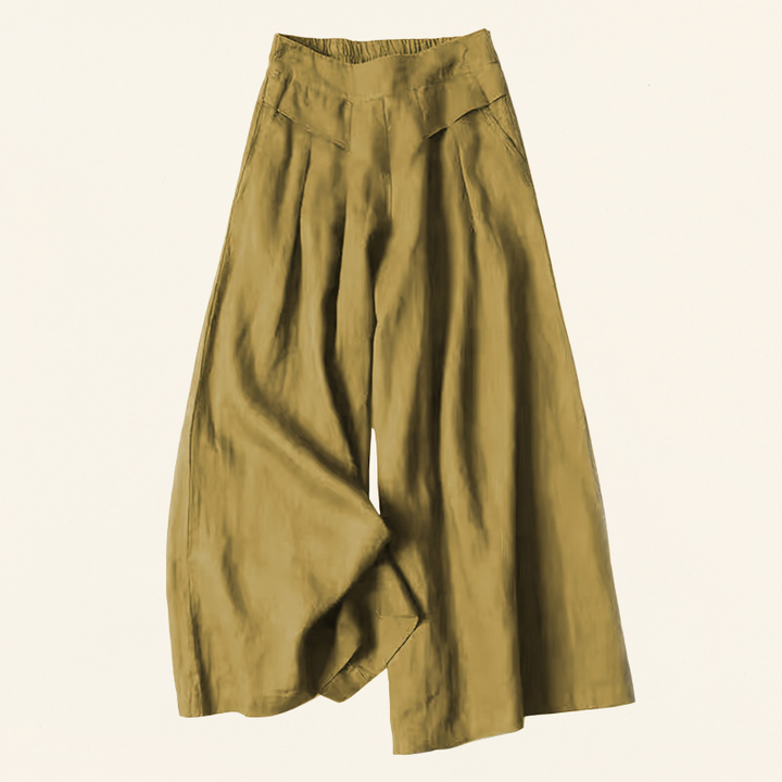 VLV - Pantaloni in lino e cotone