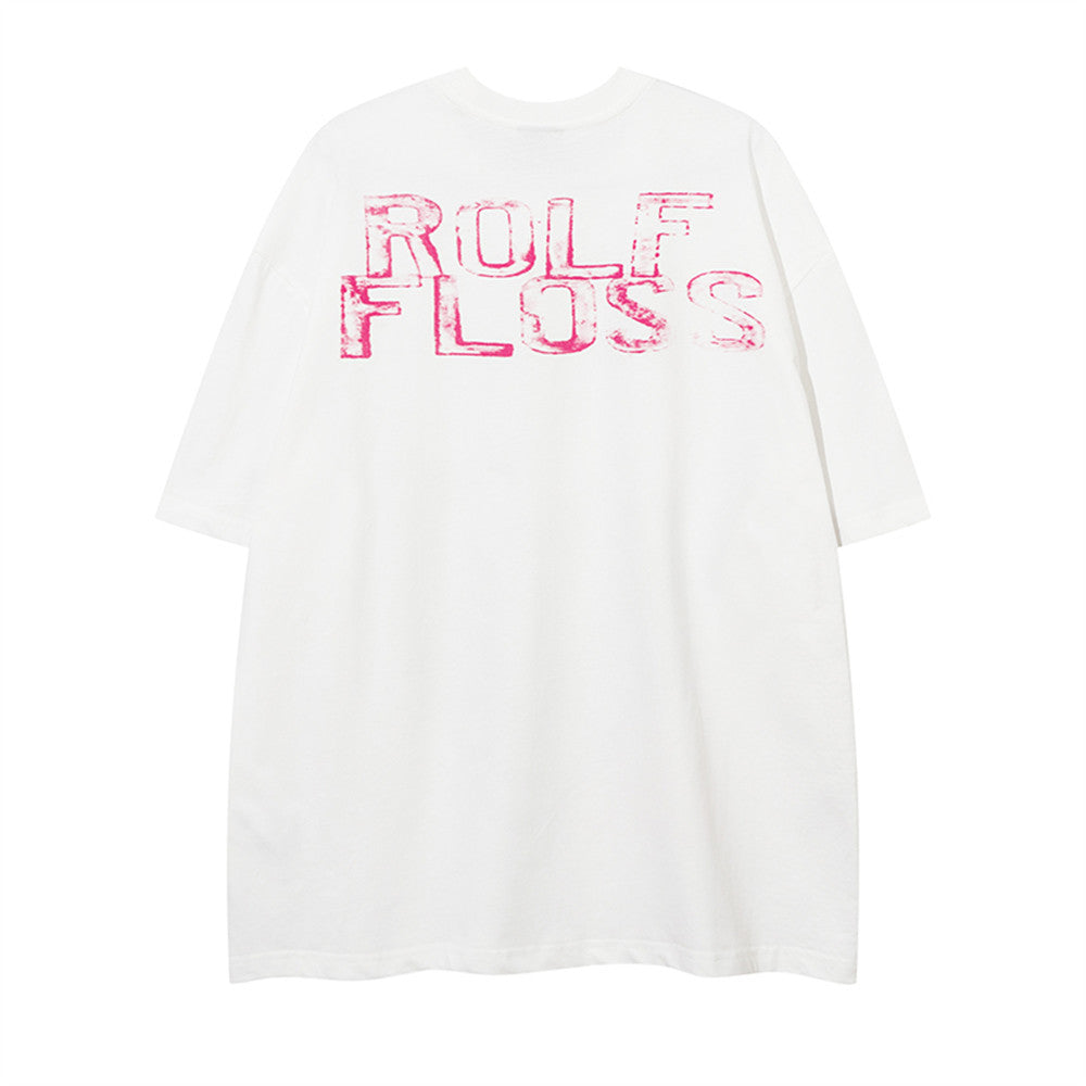 "The Dizzy Face" - T-Shirt oversize con stampa