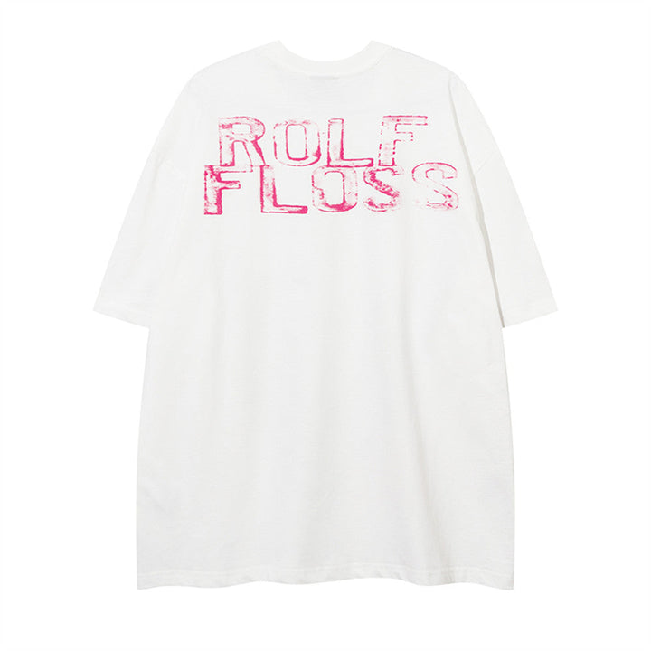 "The Dizzy Face" - T-Shirt oversize con stampa