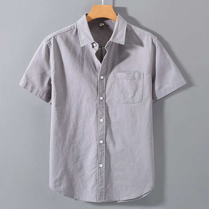VLV - Camicia in lino e cotone