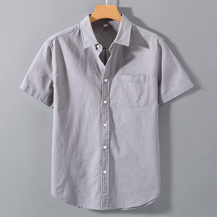 VLV - Camicia in lino e cotone