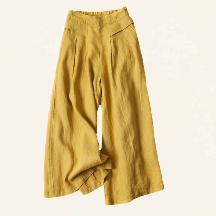 VLV - Pantaloni in lino e cotone