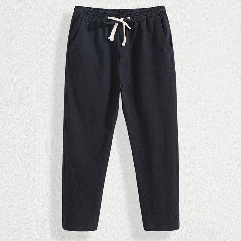 VLV - Pantaloni in lino e cotone