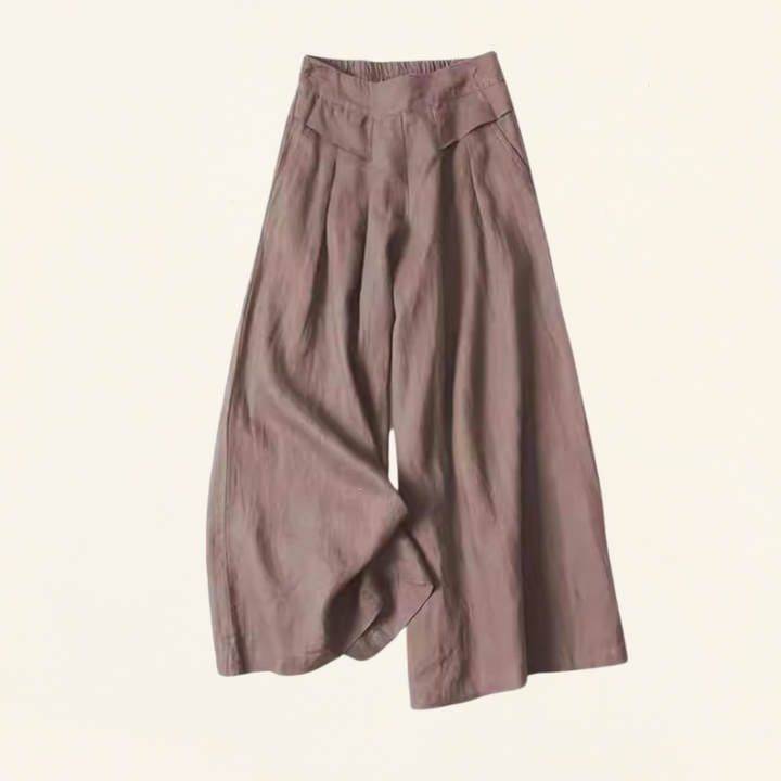 VLV - Pantaloni in lino e cotone