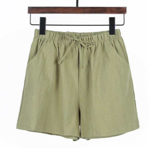 VLV - Pantaloncini in lino e cotone