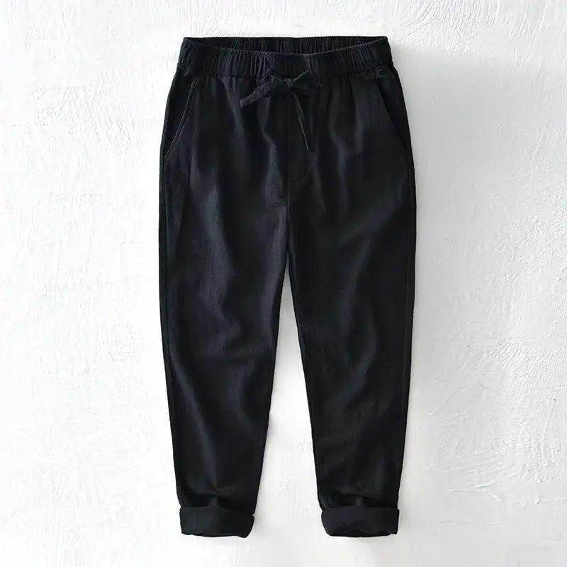 VLV - Pantaloni in lino e cotone
