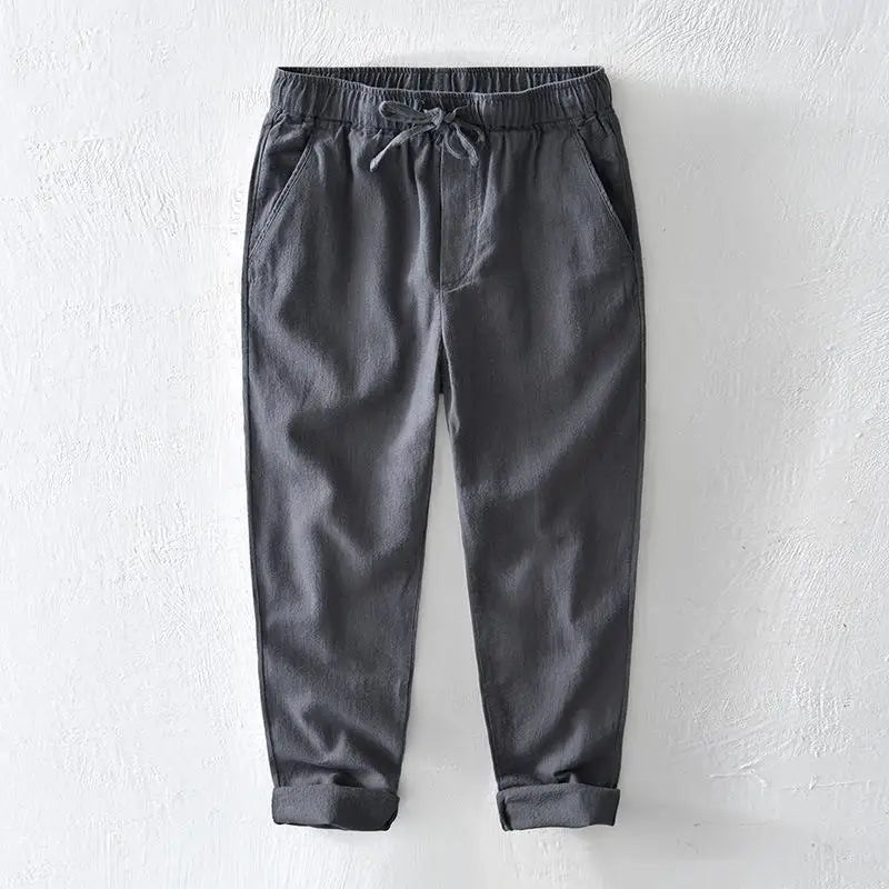 VLV - Pantaloni in lino e cotone