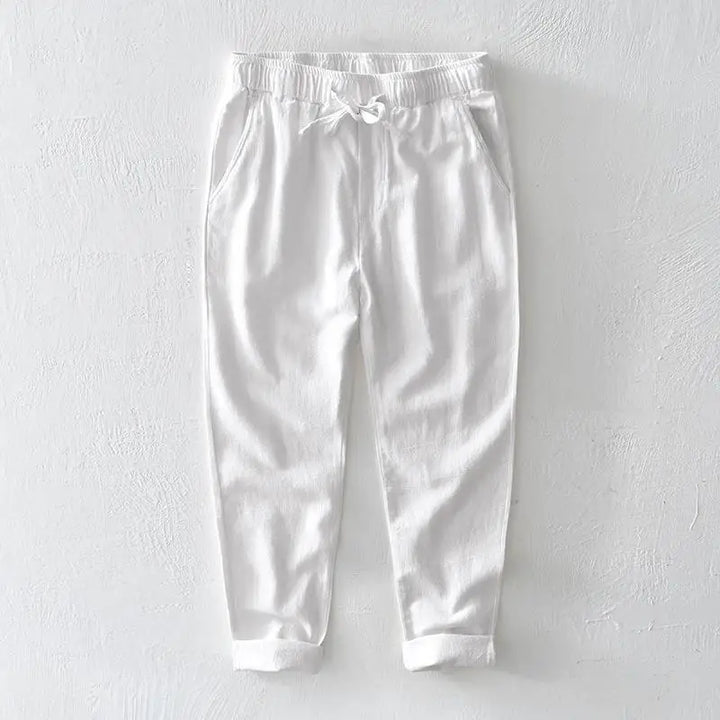 VLV - Pantaloni in lino e cotone
