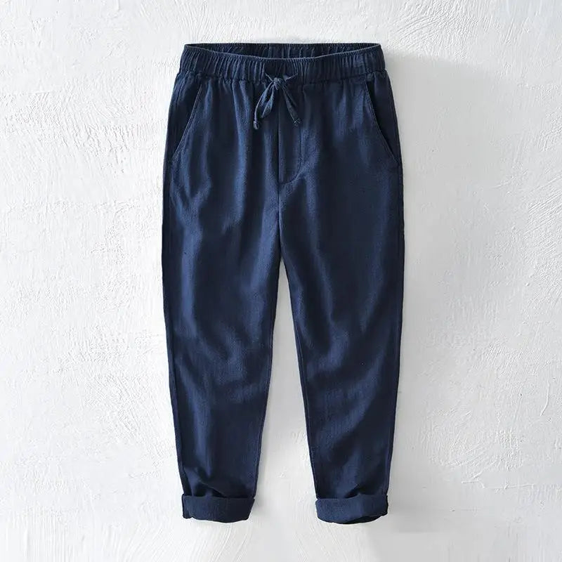 VLV - Pantaloni in lino e cotone