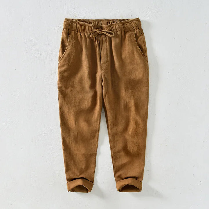 VLV - Pantaloni in lino e cotone