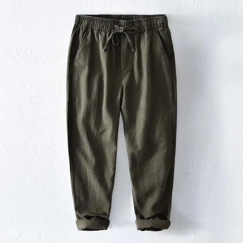 VLV - Pantaloni in lino e cotone