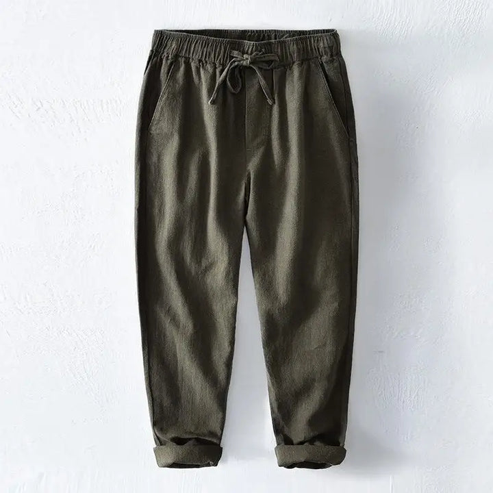 VLV - Pantaloni in lino e cotone
