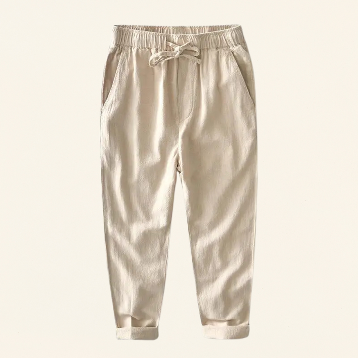 VLV - Pantaloni in lino e cotone