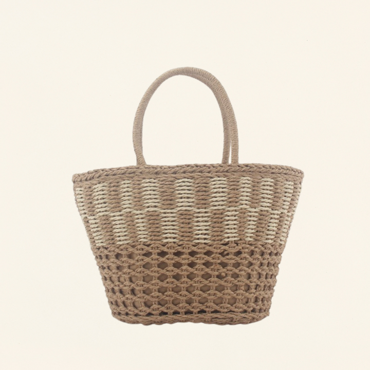 "UrbanCarry" -  Borsa alla moda in tessuto intrecciato