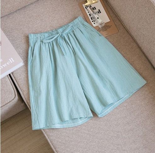 VLV - Pantaloncini in lino e cotone