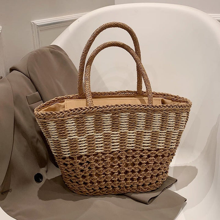 "UrbanCarry" -  Borsa alla moda in tessuto intrecciato