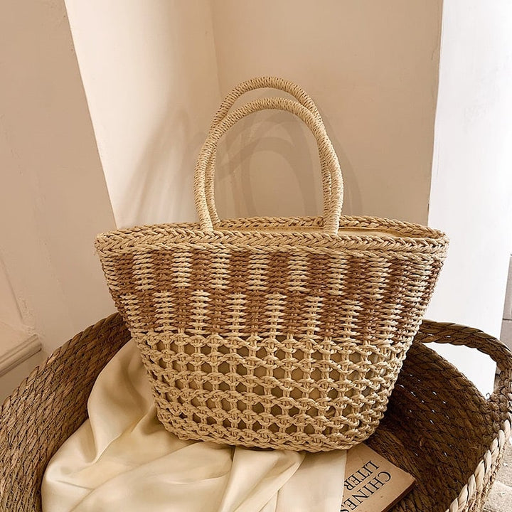 "UrbanCarry" -  Borsa alla moda in tessuto intrecciato