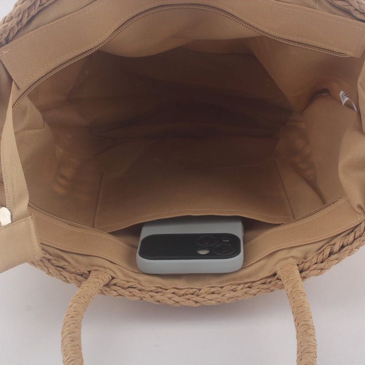 "UrbanCarry" -  Borsa alla moda in tessuto intrecciato