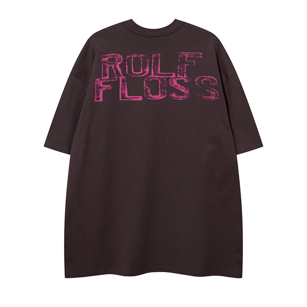 "The Dizzy Face" - T-Shirt oversize con stampa