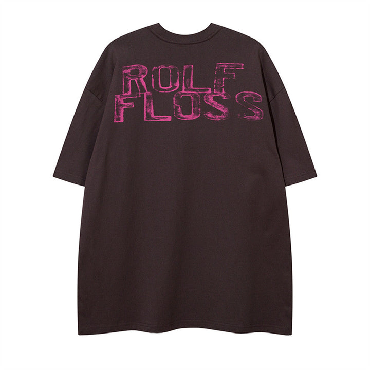 "The Dizzy Face" - T-Shirt oversize con stampa