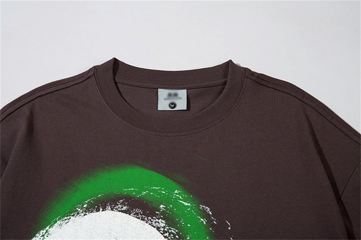 "The Dizzy Face" - T-Shirt oversize con stampa