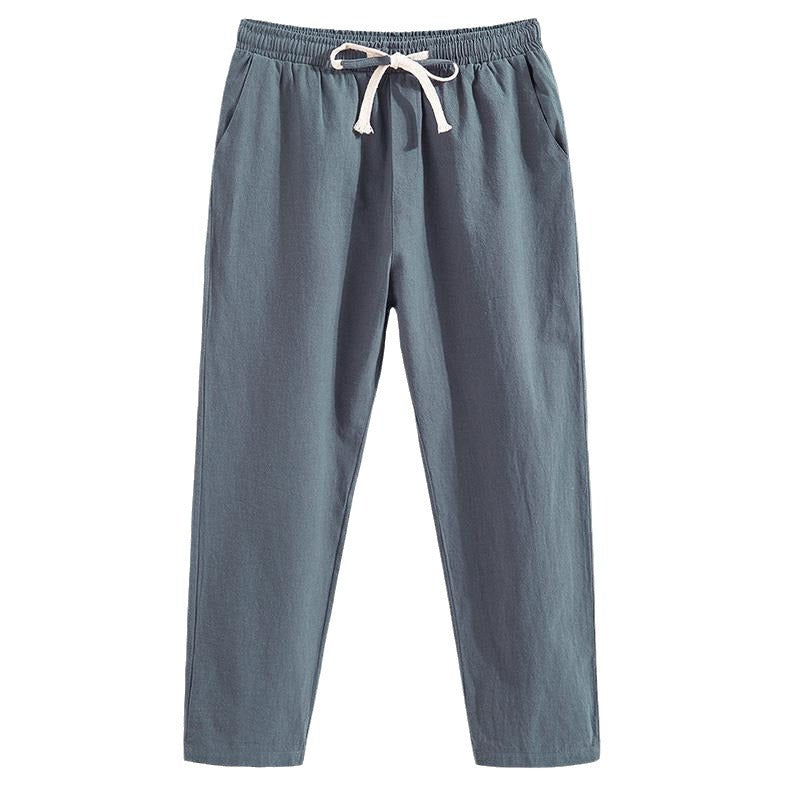 VLV - Pantaloni in lino e cotone