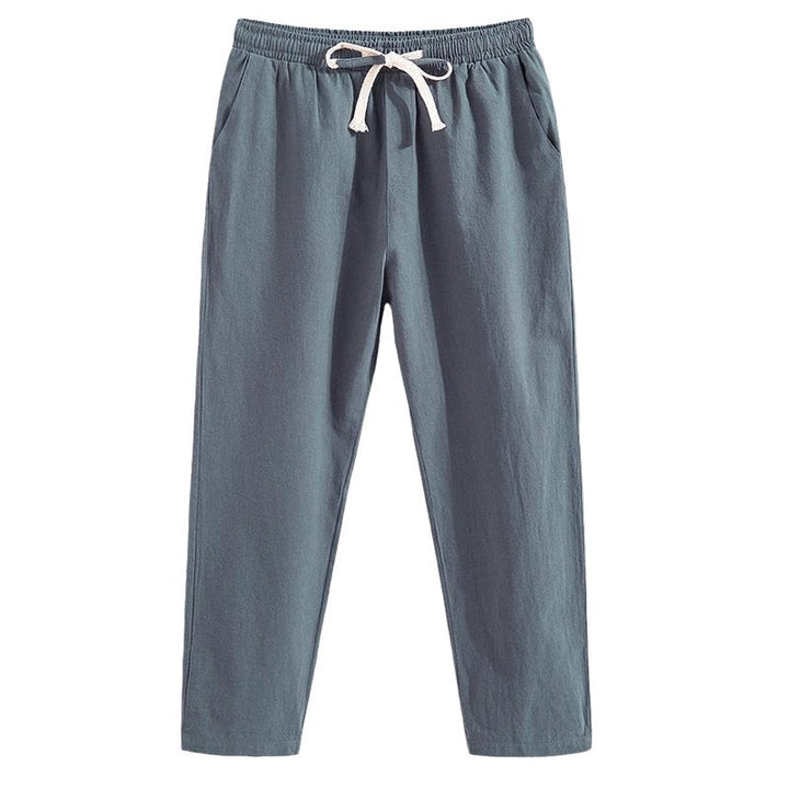 VLV - Pantaloni in lino e cotone