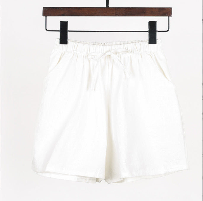 VLV - Pantaloncini in lino e cotone