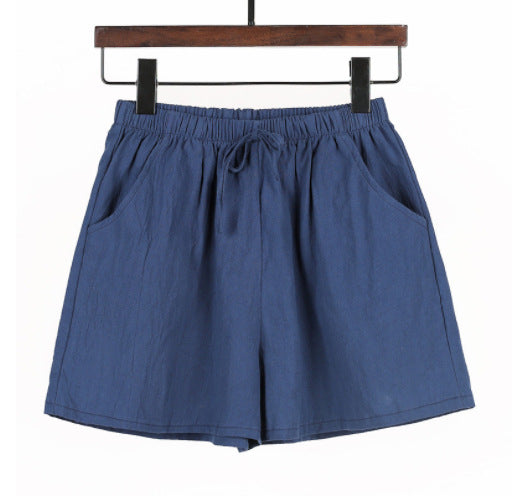 VLV - Pantaloncini in lino e cotone